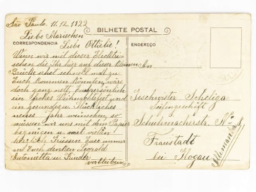 SAO PAULO - KANAŁ TAMANDUATEHY BRAZYLIA / WSCHOWA 1922