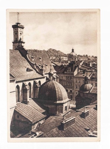 LWÓW - PANORAMA, KOŚCIÓŁ, OKUPACJA l. 40