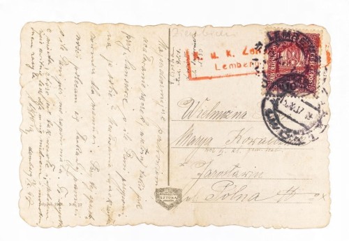 LWÓW - POMNIK MIECKIEWICZA 1917