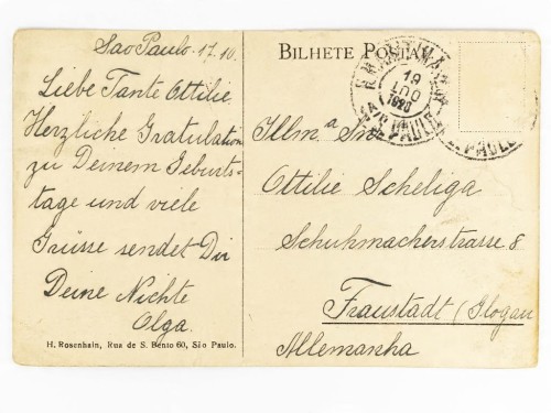 SAO PAULO - TEATR MIEJSKI WRAZ Z PARKIEM BRAZYLIA / WSCHOWA 1928
