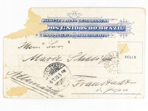 SAO PAULO - BUD. SKARBU PAŃSTWA THESOURO ESTADUAL BRAZYLIA / WSCHOWA 1898