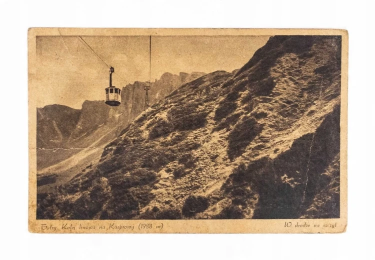 TATRY - KOLEJ LINOWA NA KASPROWY 1938