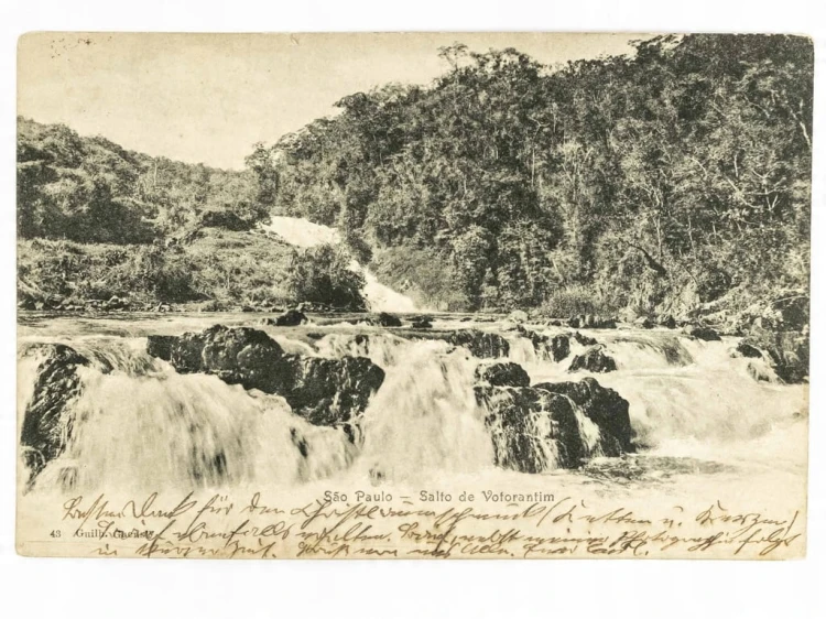 SAO PAULO - PRZEŁOM WODNY SALTO DE VOTORANTIM BRAZYLIA / WSCHOWA 1905