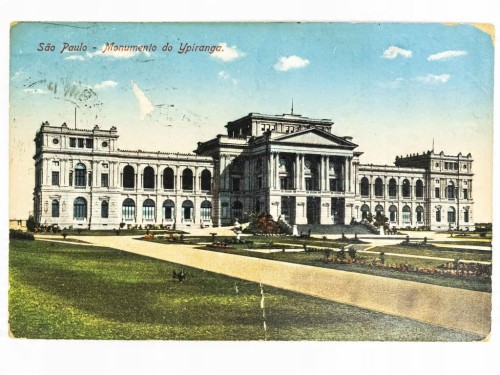 SAO PAULO - MUZEUM HISTORYCZNE MUSEU DO IPIRANGA BRAZYLIA / WSCHOWA 1915