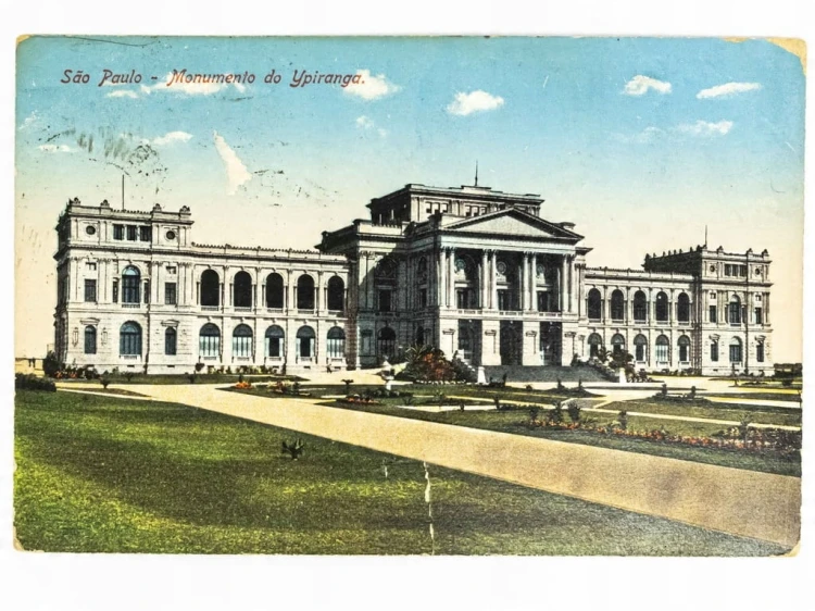 SAO PAULO - MUZEUM HISTORYCZNE MUSEU DO IPIRANGA BRAZYLIA / WSCHOWA 1915
