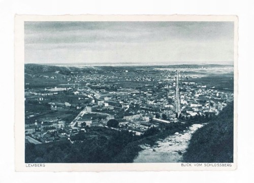 LWÓW - PANORAMA MIASTA, OKUPACJA l. 40