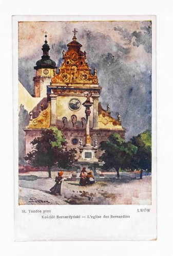 LWÓW - KOŚCIÓŁ BERNARDYŃSKI II RP