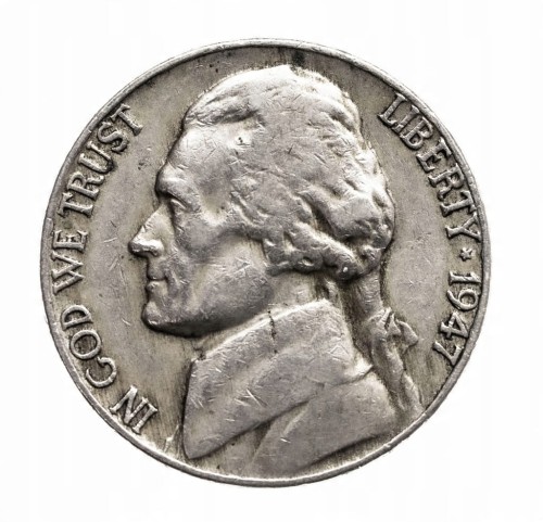 Stany Zjednoczone Ameryki (USA), 5 centów 1947, Filadelfia
