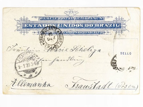 SAO PAULO - BAZYLIKA ŚW. JOSÉ DE ANCHIETA BRAZYLIA / WSCHOWA 1899