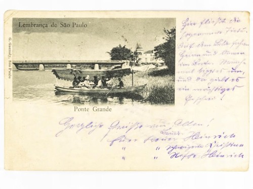 SAO PAULO - MOST PONTE GRANDE BRAZYLIA / WSCHOWA 1901