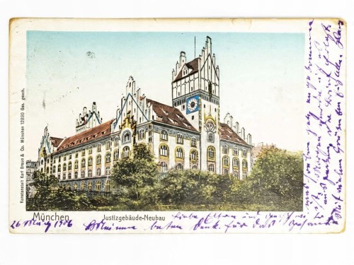 MONACHIUM - WYŻSZY SĄD KRAJOWY OBERLANDESGERICHT NIEMCY / WSCHOWA 1906