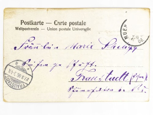 MONACHIUM - WYŻSZY SĄD KRAJOWY OBERLANDESGERICHT NIEMCY / WSCHOWA 1906