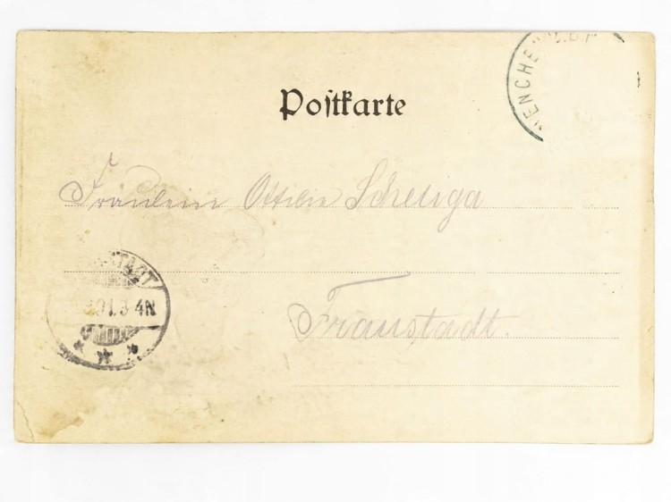 MONACHIUM - WSCHODNIA BRAMA MIEJSKA ISARTOR Z PLACEM NIEMCY / WSCHOWA 1901