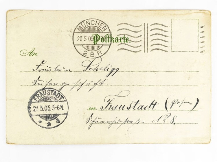 MONACHIUM - PROPYLEJE GLIPTOTEKA I PINAKOTEKI NIEMCY / WSCHOWA 1905