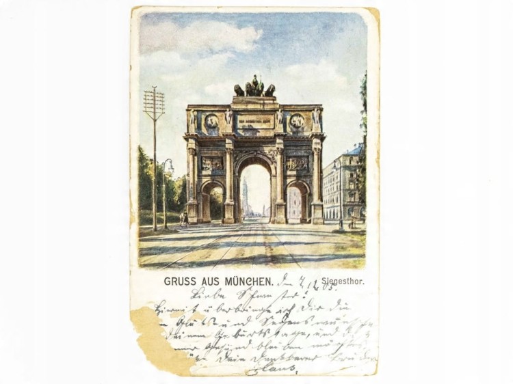 MONACHIUM - BRAMA ZWYCIĘSTWA NIEMCY / WSCHOWA 1905