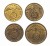 Niemcy, Trzecia Rzesza (1933-1945), 5, 10 fenigów - zestaw 4 monet