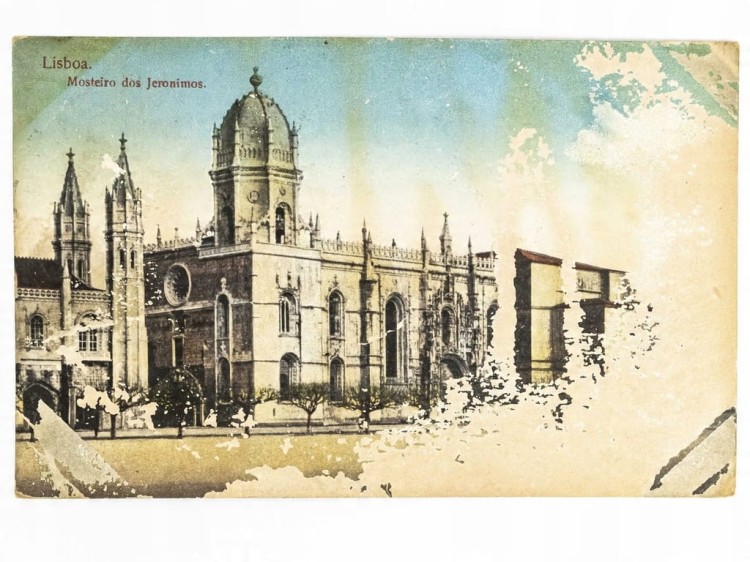 LIZBONA - KLASZTOR HIERONIMITÓW W BELÉM PORTUGALIA / WSCHOWA 1927