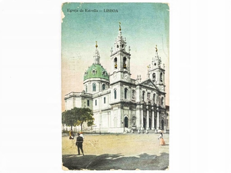 LIZBONA - KRÓLEWSKA BAZYLIKA ESTRELA PORTUGALIA / WSCHOWA 1920