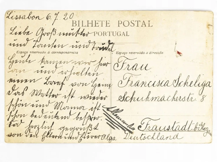 LIZBONA - KRÓLEWSKA BAZYLIKA ESTRELA PORTUGALIA / WSCHOWA 1920