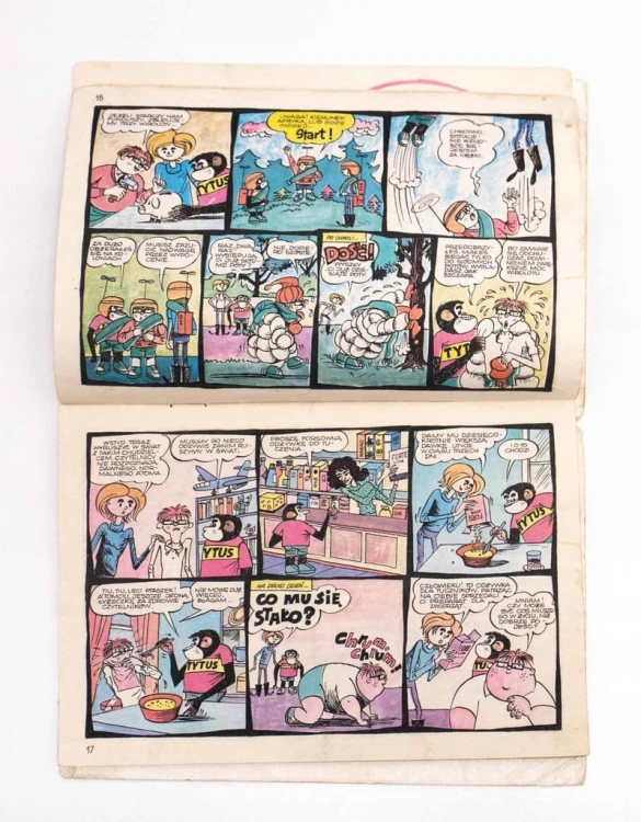 STARY KOMIKS TYTUS, ROMEK I ATOMEK - KSIĘGA XVI 1984