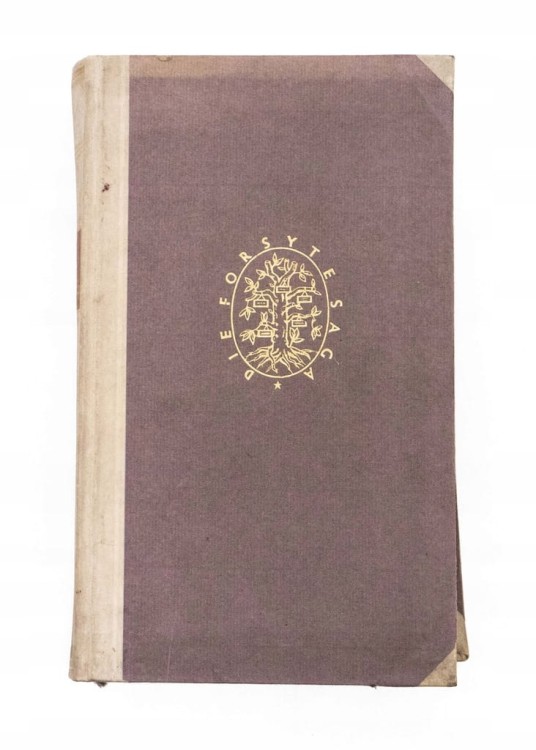 STARA KSIĄŻKA NIEMIECKA SAGA RODU FORSYTE'ÓW 1925