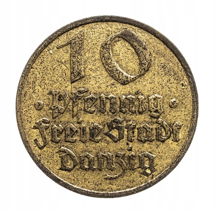 Wolne Miasto Gdańsk, 10 fenigów 1932, Berlin.st.3+