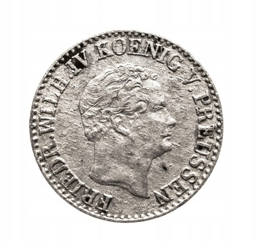Prusy, Friedrich Wilhelm IV, 1/2 Grosza srebrnego 1852-A, Berlin