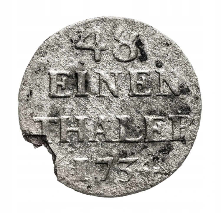 Niemcy, Królestwo Prus, Fryderyk Wilhelm I, 1/48 Talara Berlin 1734 EGN