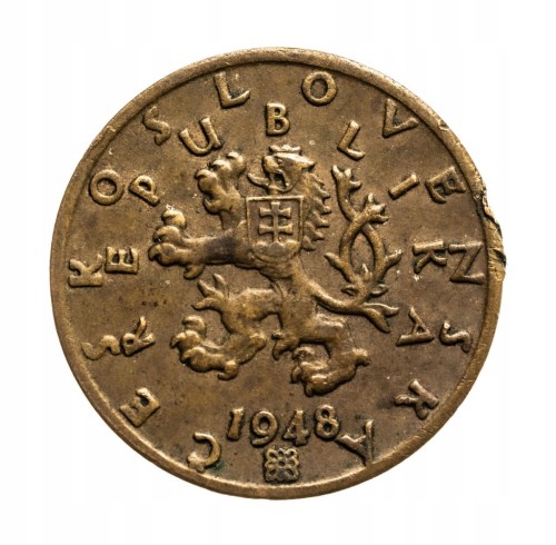 CZECHOSŁOWACJA 50 HALERZY 1948 ROK