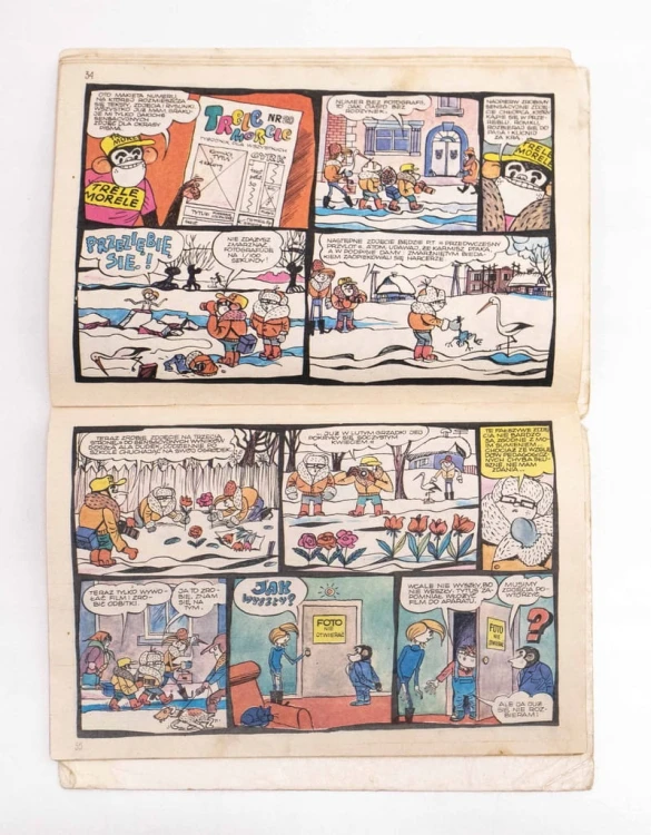 STARY KOMIKS TYTUS, ROMEK I ATOMEK - KSIĘGA XVI 1984
