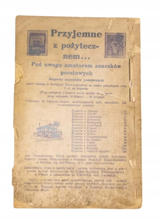 STARA KSIĄŻKA KALENDARZ ŚW. PIOTRA KLAWERA 1936, KROSNO 1935