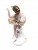 STARA PORCELANOWA FIGURKA TANCERKA / BALETNICA, APULUM RUMUNIA