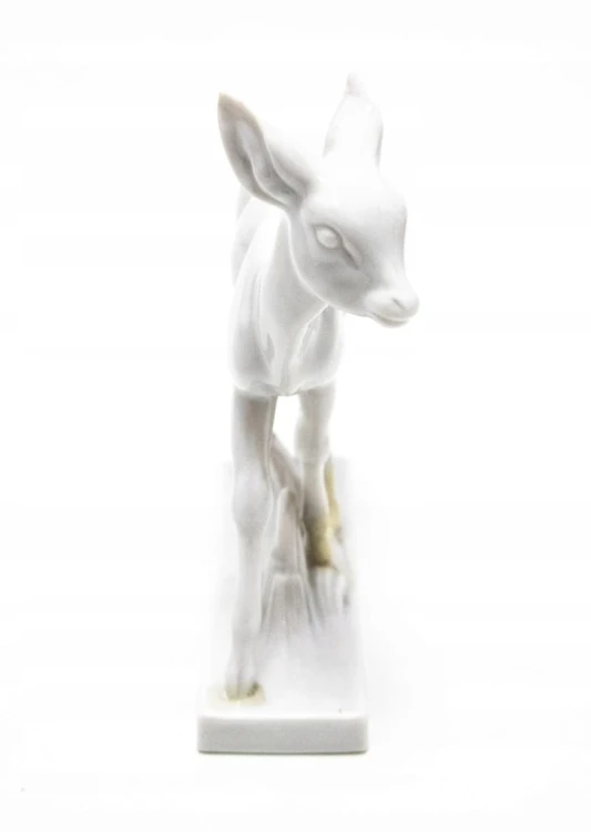 STARA PORCELANOWA FIGURKA SARNA, MIŚNIA