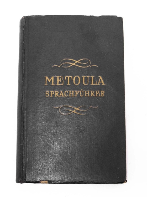 STARA KSIĄŻKA NIEMIECKA METOULA SPRACHFUHRER 1914