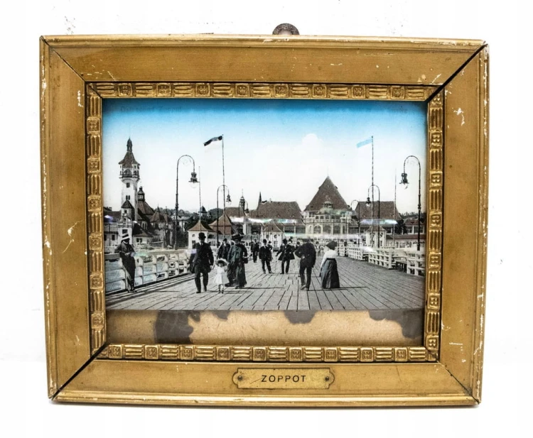 STARA POCZTÓWKA - SOPOT, MOLO, pocz. XX w.