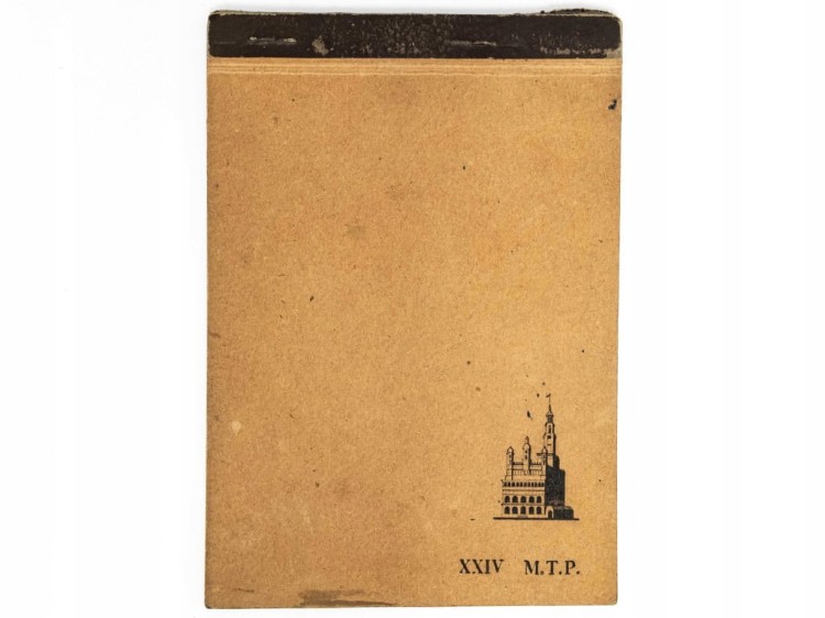 NOTES W KRATKĘ Z XXIV MIĘDZYNARODOWYCH TARGÓW POZNAŃSKICH MTP 1955 PRL