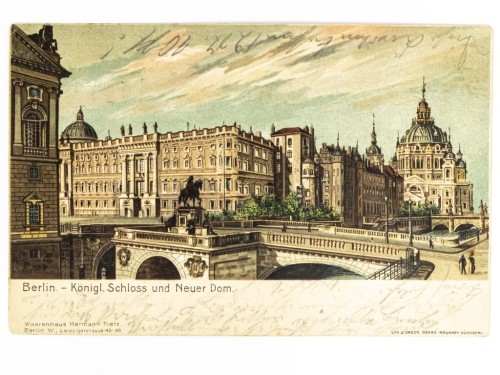 BERLIN - ZAMEK KRÓLEWSKI I KATEDRA EWANGELICKO-UNIJNA NIEMCY / WSCHOWA 1901