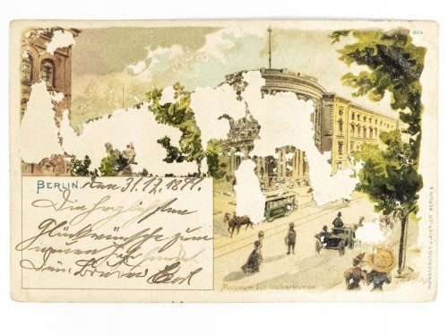 BERLIN - BUDYNEK MUZEUM ETNOLOGICZNEGO NIEMCY / WSCHOWA 1899