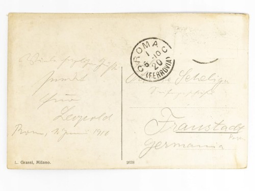 RZYM - DROGA APPIJSKA Z GROBOWCEM CECYLII METELLI WŁOCHY / WSCHOWA 1910