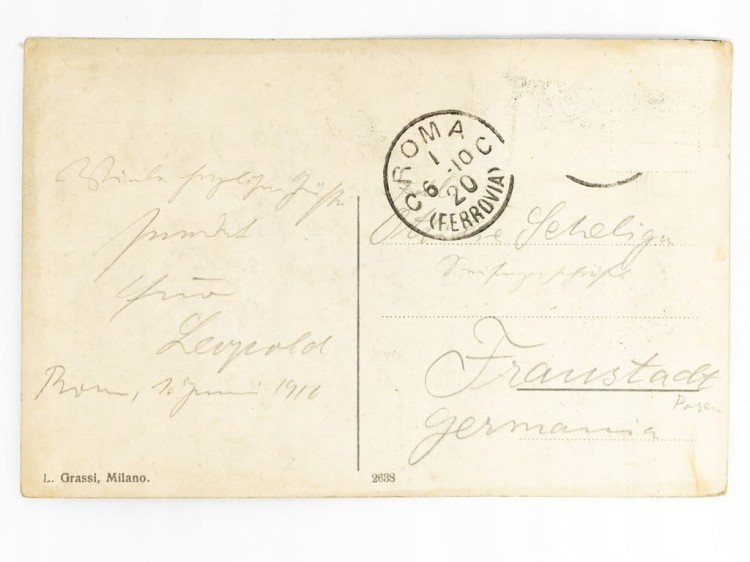 RZYM - DROGA APPIJSKA Z GROBOWCEM CECYLII METELLI WŁOCHY / WSCHOWA 1910