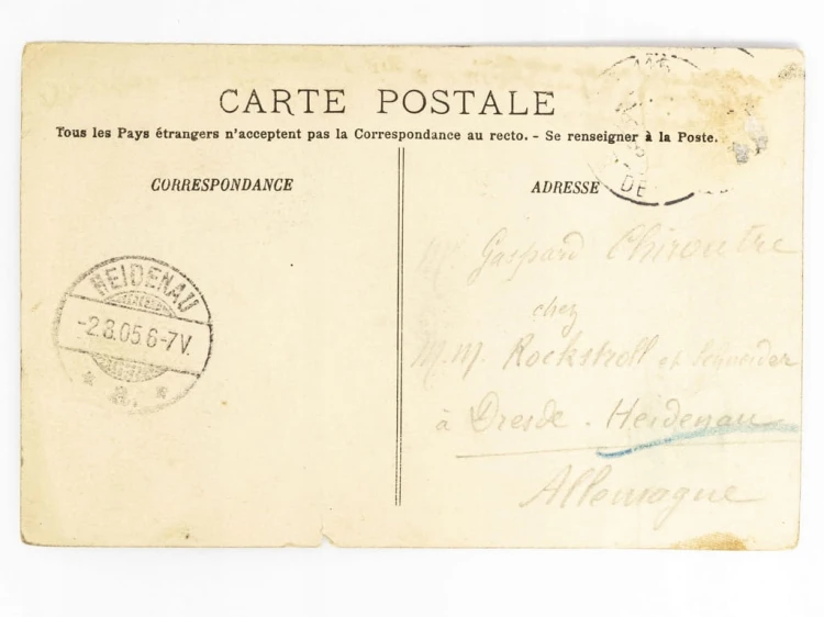 PARYŻ - UL. TURBIGO Z WIDOKIEM NA POMNIK REPUBLIKI FRANCJA / HEIDENAU 1905