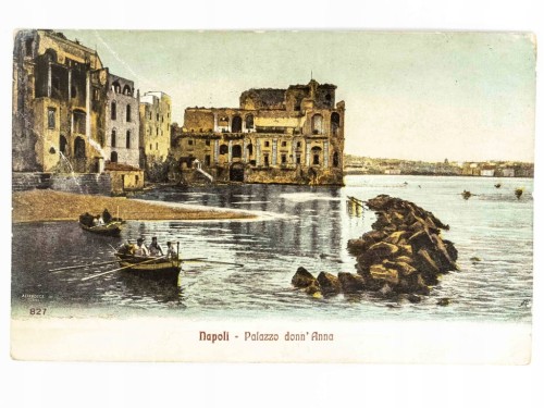 NEAPOL - REZYDENCJA PALAZZO DONN'ANNA WŁOCHY / WSCHOWA 1910