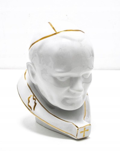 STARA PORCELANOWA FIGURKA - PAPIEŻ JAN PAWEŁ II