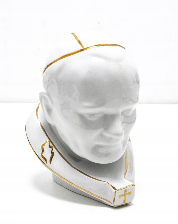 STARA PORCELANOWA FIGURKA - PAPIEŻ JAN PAWEŁ II