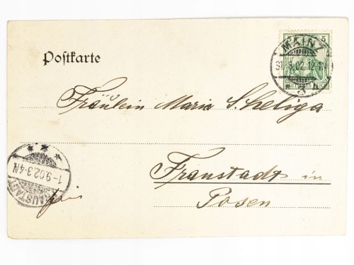 MOGUNCJA (MAINZ) - KATEDRA ŚW. MARCINA I SZCZEPANA NIEMCY / WSCHOWA 1902