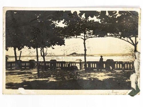 SAO PAULO - GUARUJÁ WIDOK NA OCEAN BRAZYLIA / WSCHOWA 1923