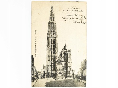 ANTWERPIA - KATEDRA NAJŚWIĘTSZEJ MARII PANNY BELGIA / WSCHOWA 1905