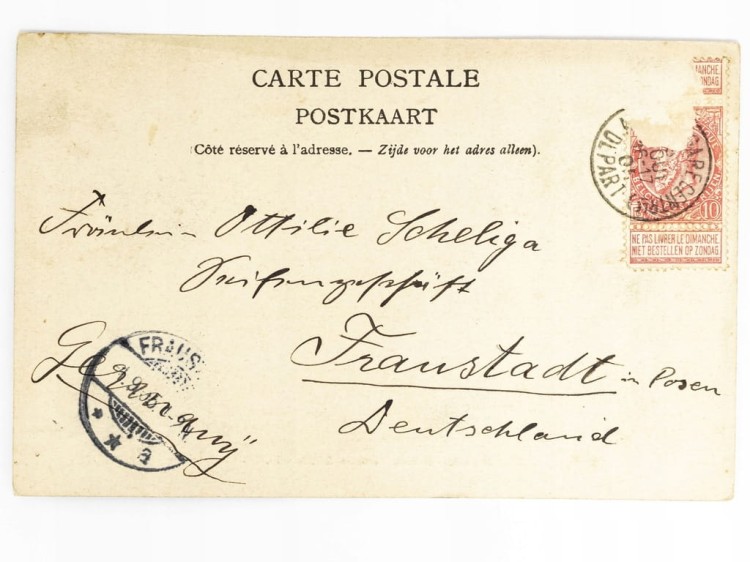 ANTWERPIA - KATEDRA NAJŚWIĘTSZEJ MARII PANNY BELGIA / WSCHOWA 1905