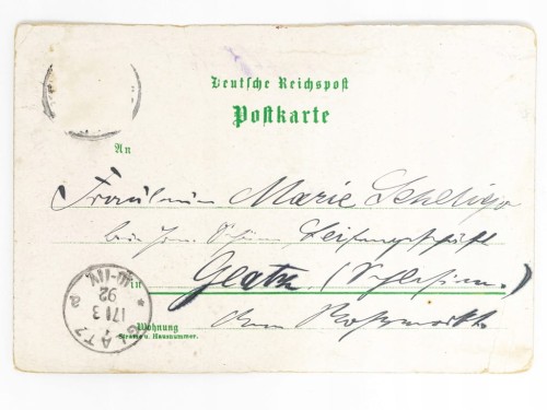 FRANKFURT NAD MENEM - PANORAMA I KATEDRA CESARSKA NIEMCY / KŁODZKO 1892
