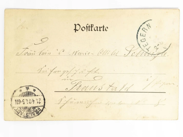 TEGERNSEE - PANORAMA Z JEZIOREM NIEMCY / WSCHOWA 1901
